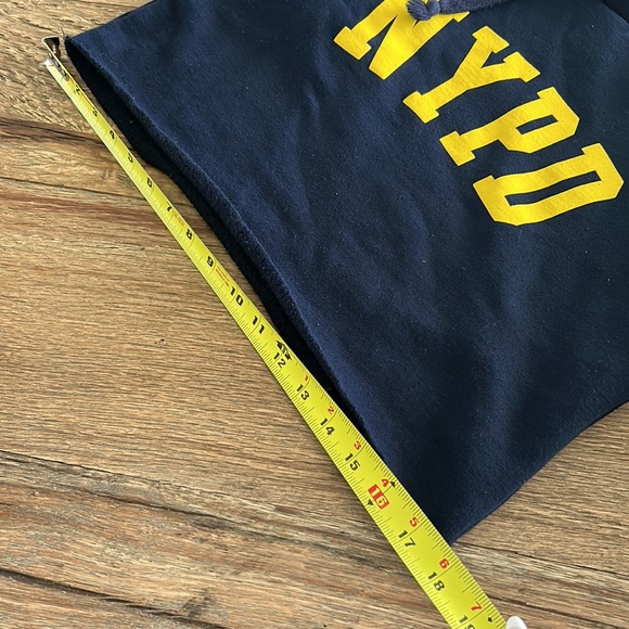 Top shop by Tee and Cake NYPD Crop Hoodie - Picture 11 of 11